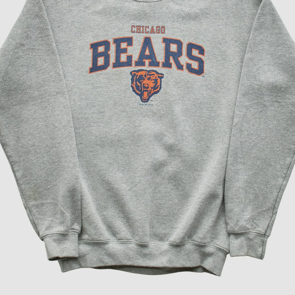Fanatics Chicago Bears Gildan 1999 Pullover Sweatshirt Heather Gray Yth L Real Vintage