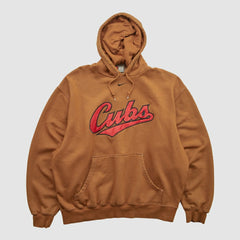 Chicago Cubs Nike 2000s Hooded Pullover Sweatshirt - Clay - Vintage - Nike Discount