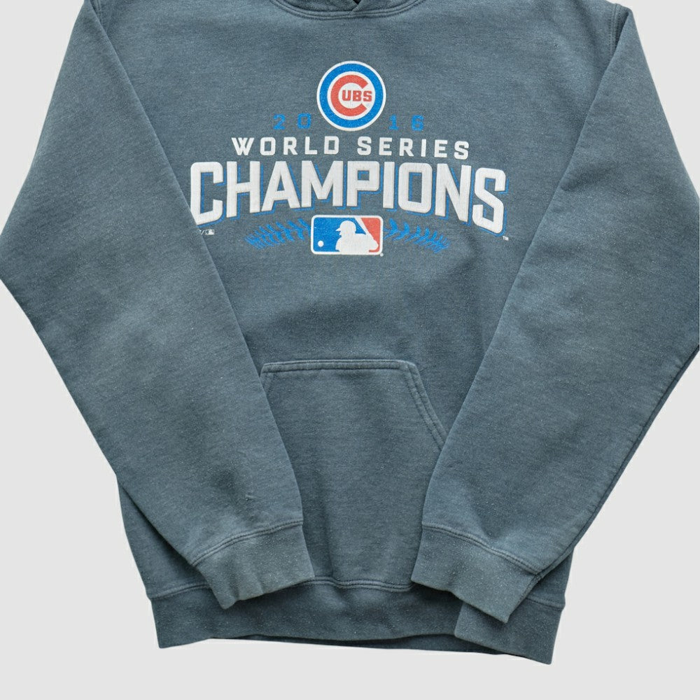 World Series Champions 2016 Hooded Pullover Sweatshirt - Dark Heather Gray - XVintage - Fanatics Lifestyle