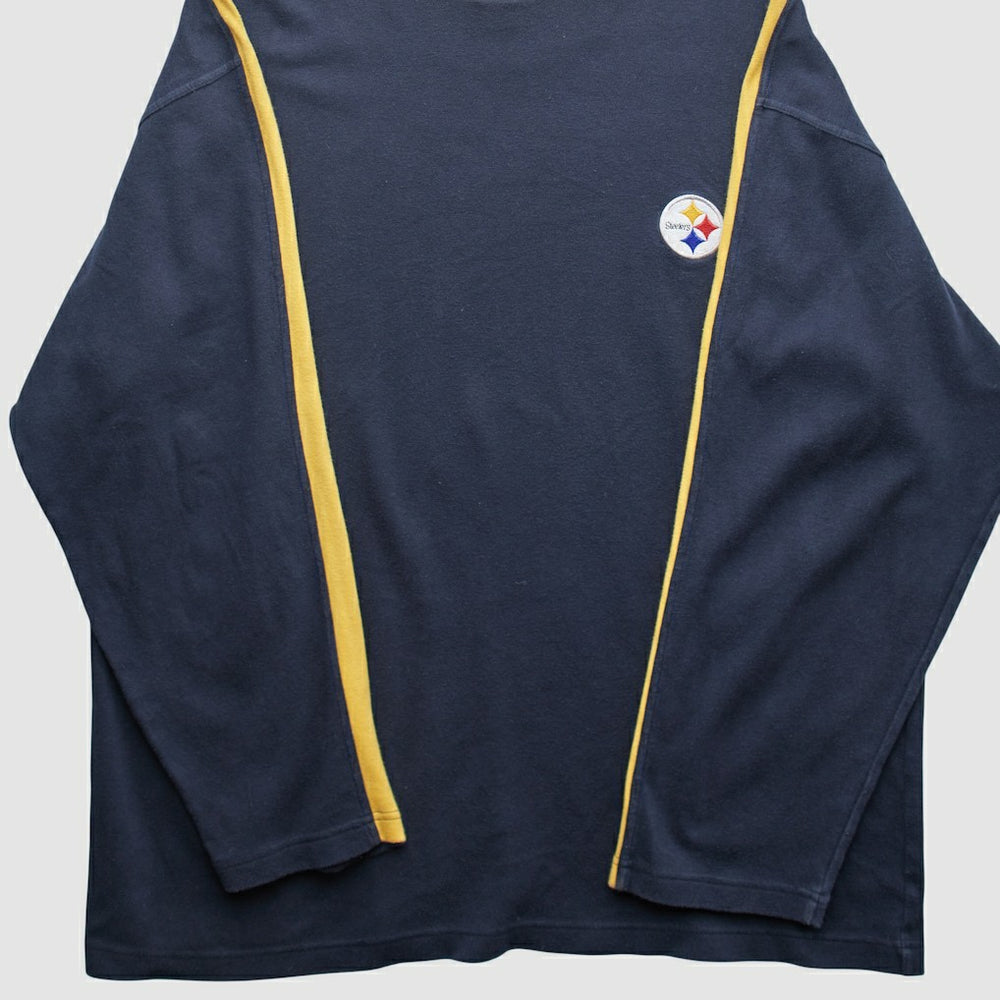 Fanatics Pittsburgh Steelers Reebok 2000s Long Sleeve T-shirt Black Vintage