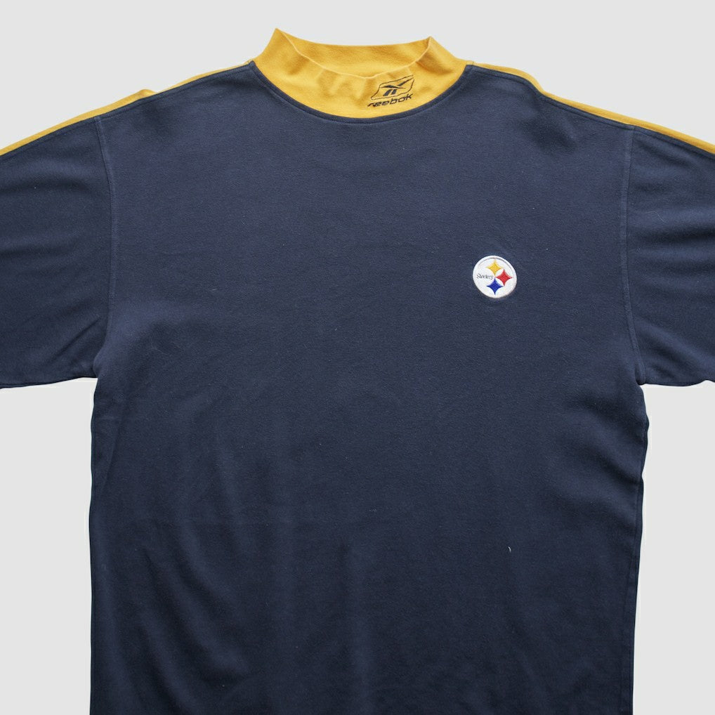 Fanatics Pittsburgh Steelers Reebok 2000s Long Sleeve T-shirt Black Vintage