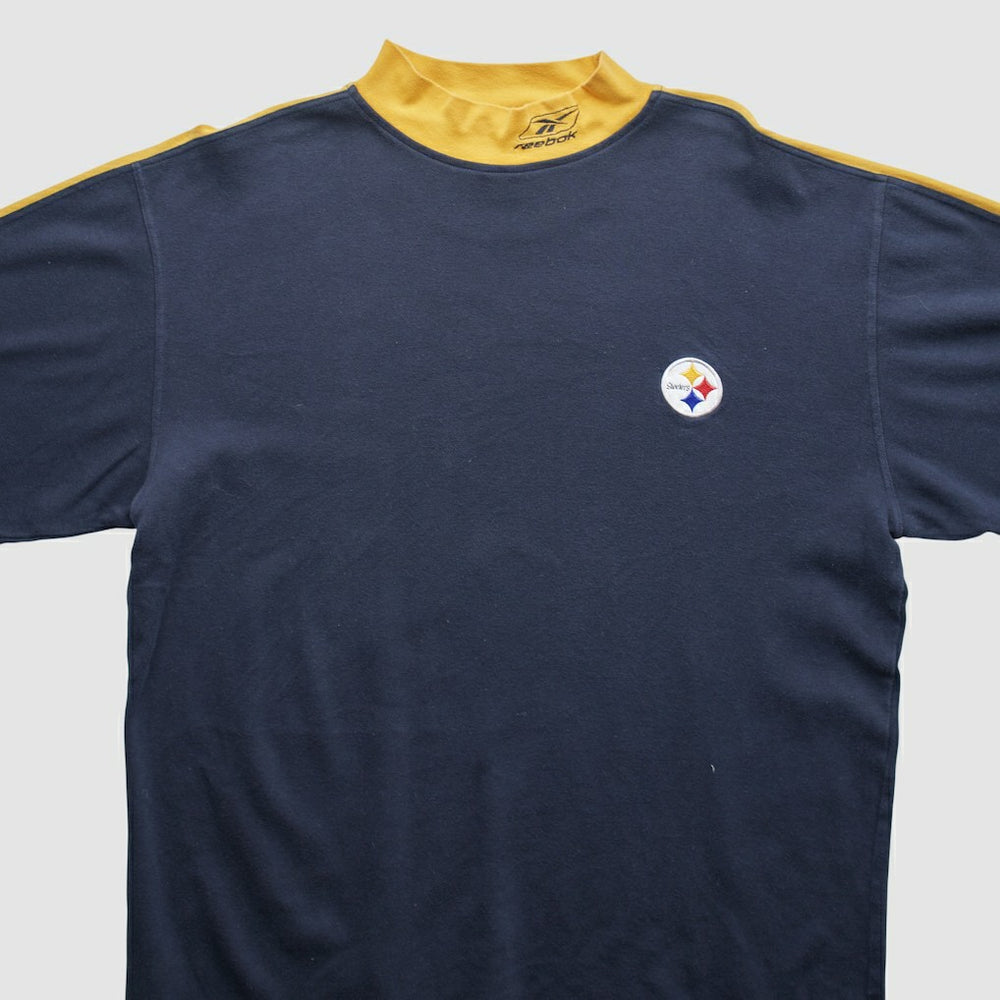 Fanatics Pittsburgh Steelers Reebok 2000s Long Sleeve T-shirt Black Vintage