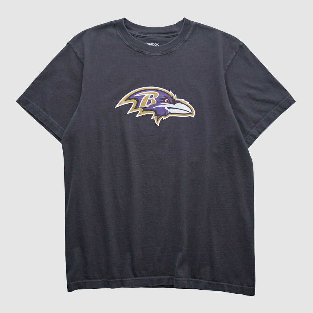 Fanatics Baltimore Ravens Reebok 2000s T-shirt Black Vintage