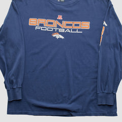 Fanatics Denver Broncos NFL 2010s Long Sleeve T-shirt Navy Vintage