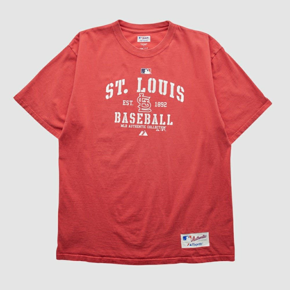 St. Louis Cardinals Majestic 2010 T-shirt - Red - Vintage - Fanatics Discount