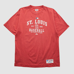 St. Louis Cardinals Majestic 2010 T-shirt - Red - Vintage - Fanatics Discount