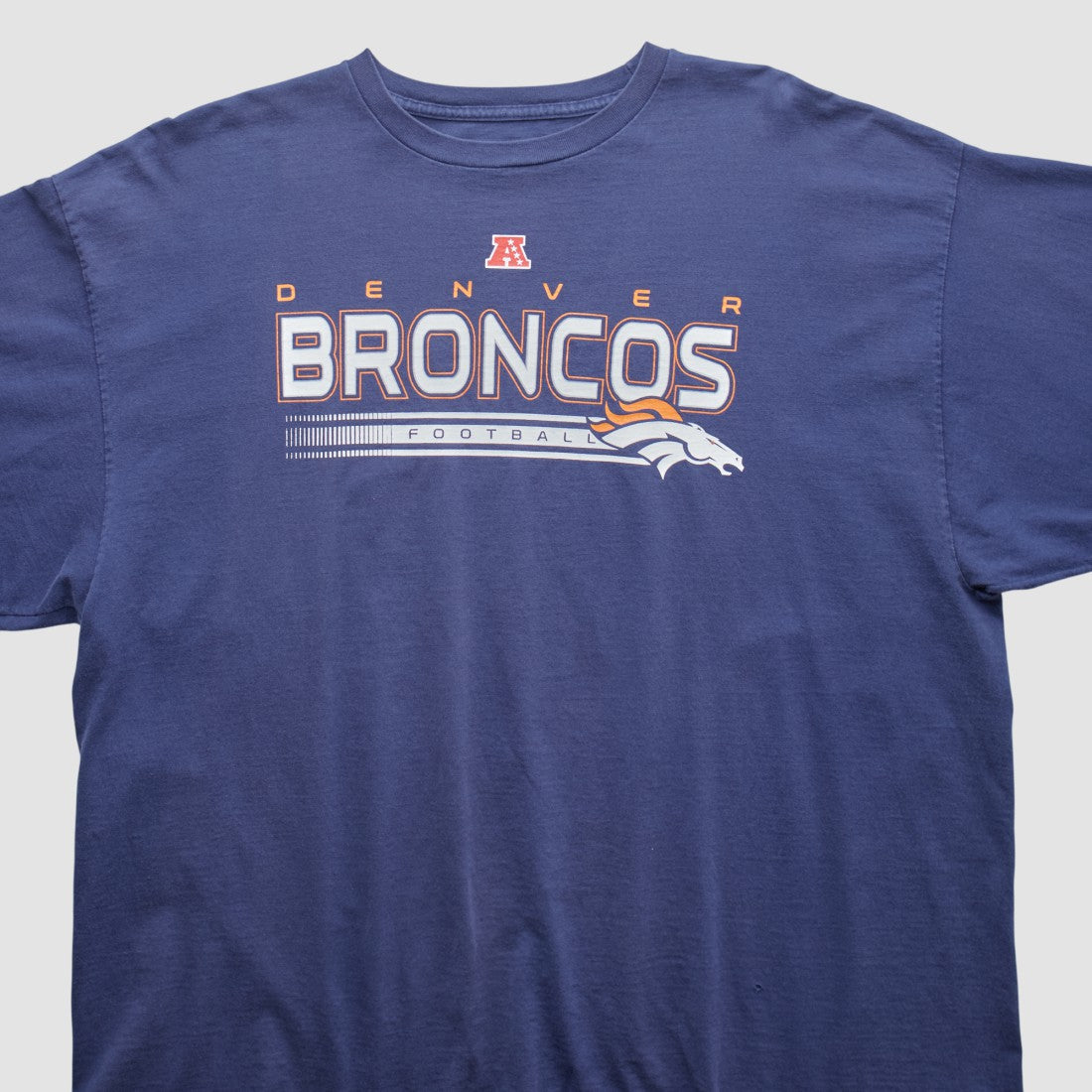 Fanatics Denver Broncos NFL 2000s Long Sleeve T-shirt Navy Vintage