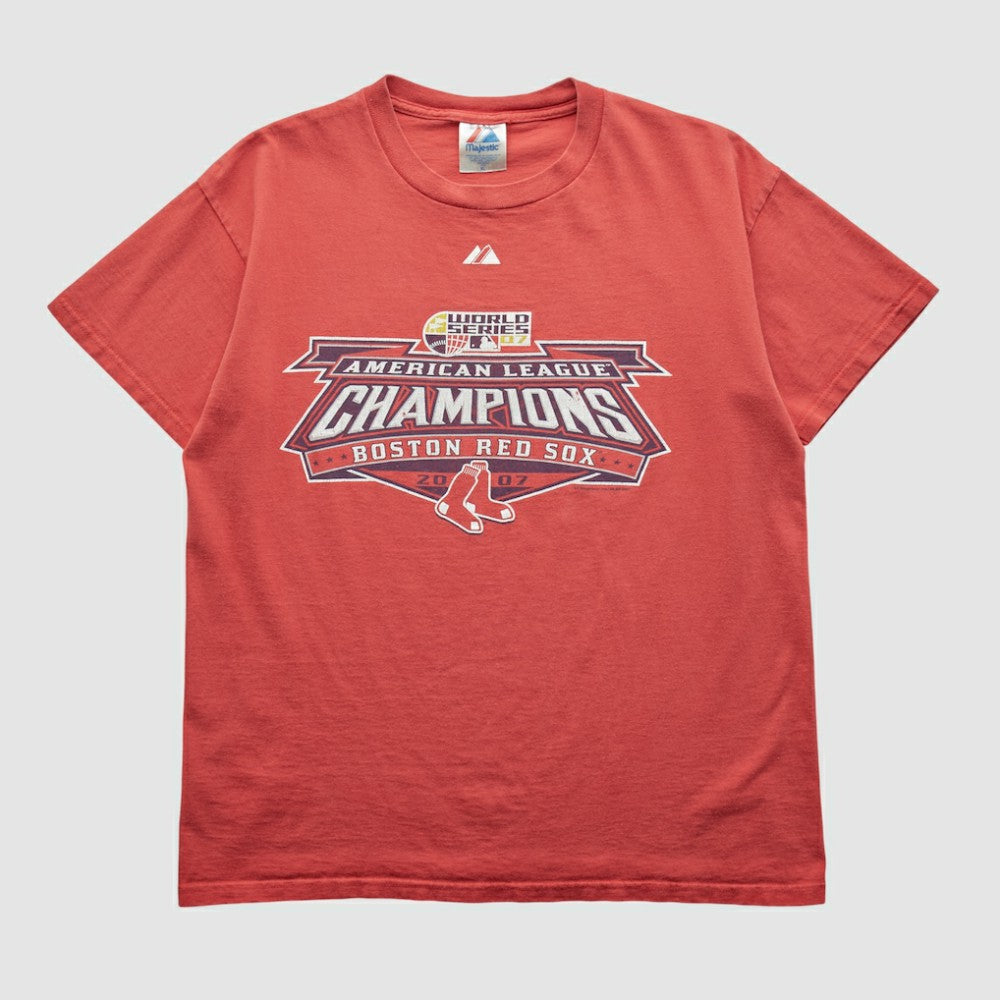 Boston Red Sox Majestic 2007 T-shirt - Red - Vintage - Fanatics Discount