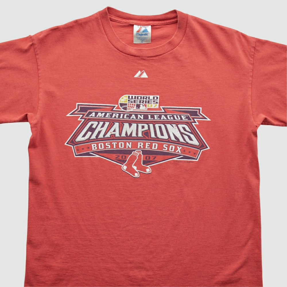 Boston Red Sox Majestic 2007 T-shirt - Red - Vintage - Fanatics Discount