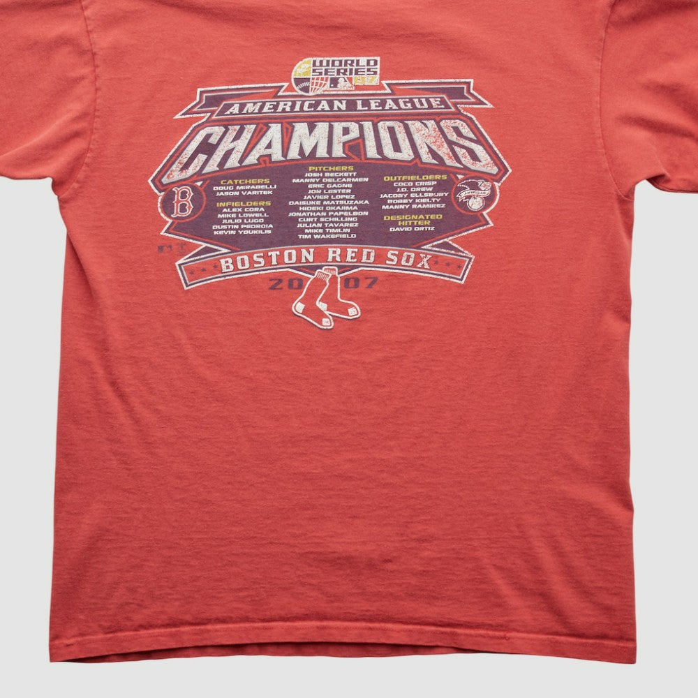 Boston Red Sox Majestic 2007 T-shirt - Red - Vintage - Fanatics Discount