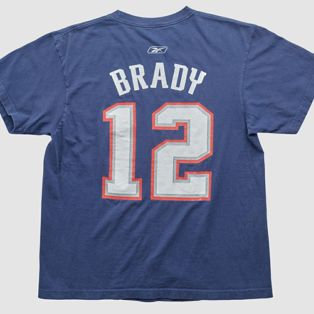 Fanatics New England Patriots Reebok 2000s T-shirt Blue Vintage
