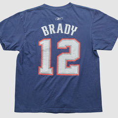 Fanatics New England Patriots Reebok 2000s T-shirt Blue Vintage