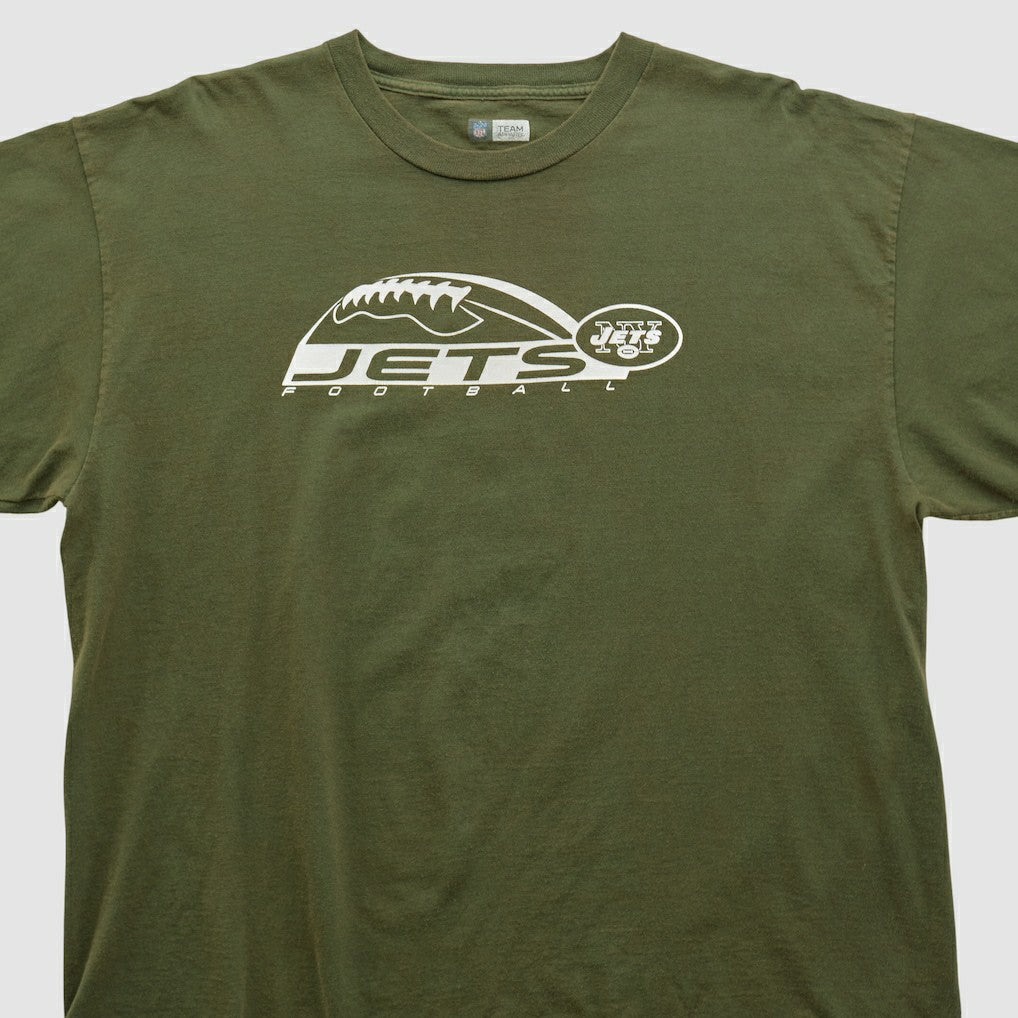 Fanatics New York Jets NFL 2000s T-shirt Olive Vintage