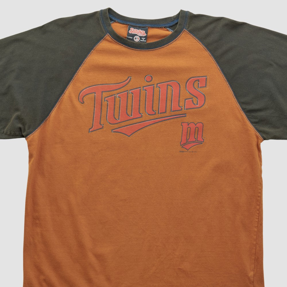 Minnesota Twins Stitches 2010s T-shirt - Clay - Vintage - Fanatics Discount