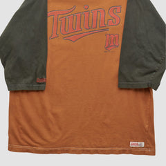 Minnesota Twins Stitches 2010s T-shirt - Clay - Vintage - Fanatics Discount