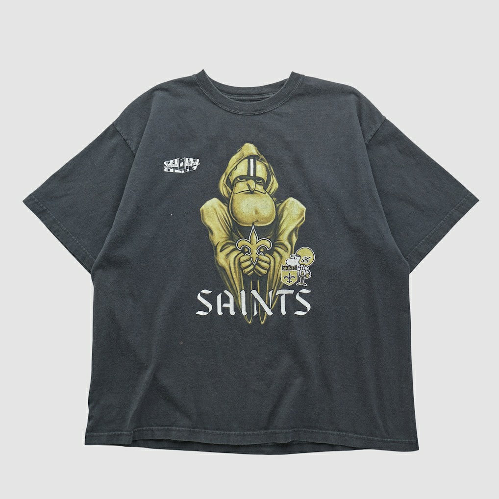 Fanatics New Orleans Saints Reebok 2010 T-shirt Black Vintage