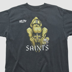 Fanatics New Orleans Saints Reebok 2010 T-shirt Black Vintage