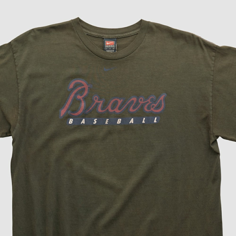 Atlanta Braves Nike 2000s T-shirt - Black - Vintage - Nike Sale