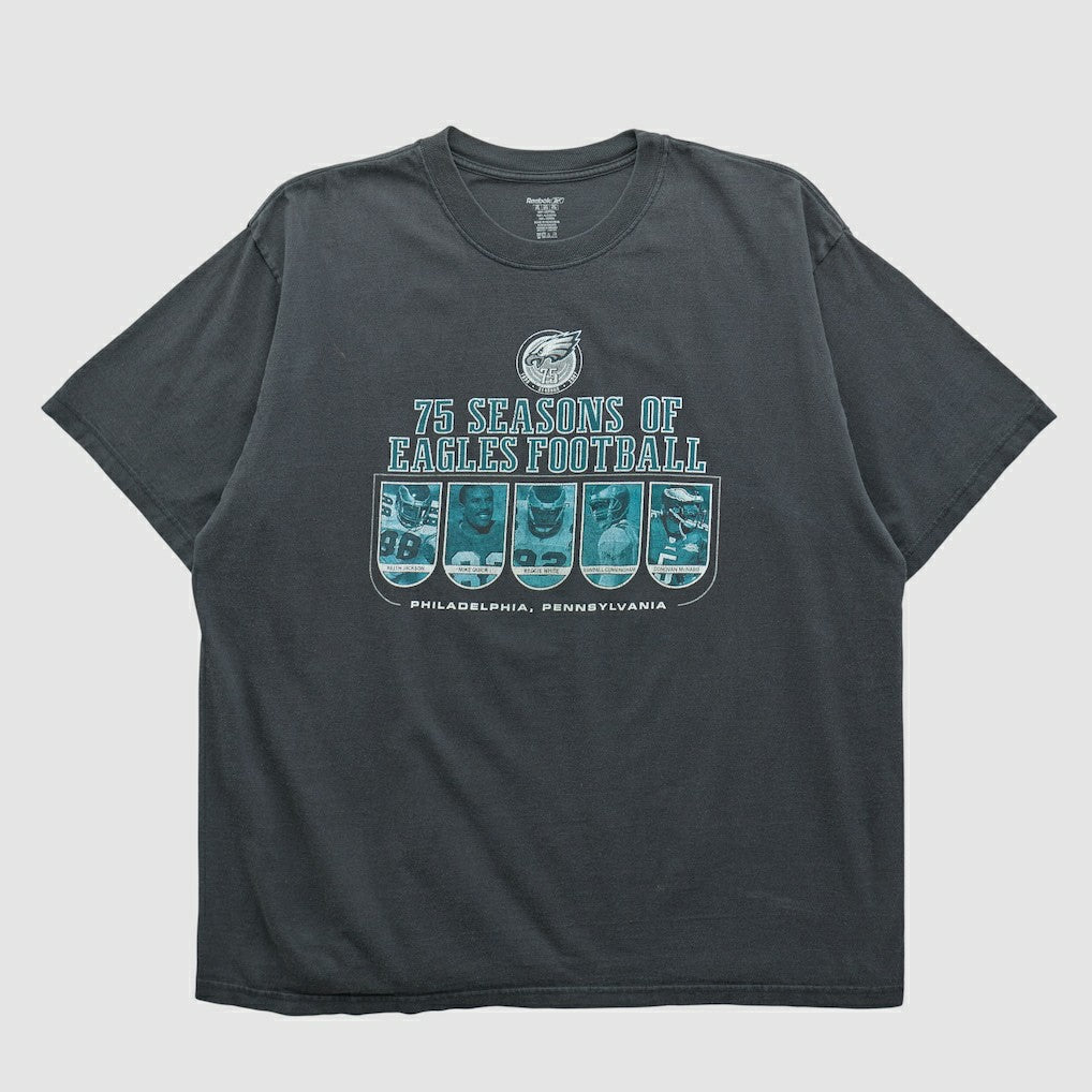 Fanatics Philadelphia Eagles Reebok 2007 T-shirt Black Vintage