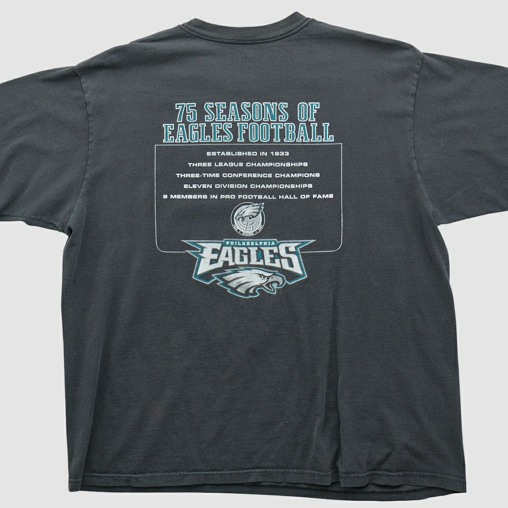 Fanatics Philadelphia Eagles Reebok 2007 T-shirt Black Vintage
