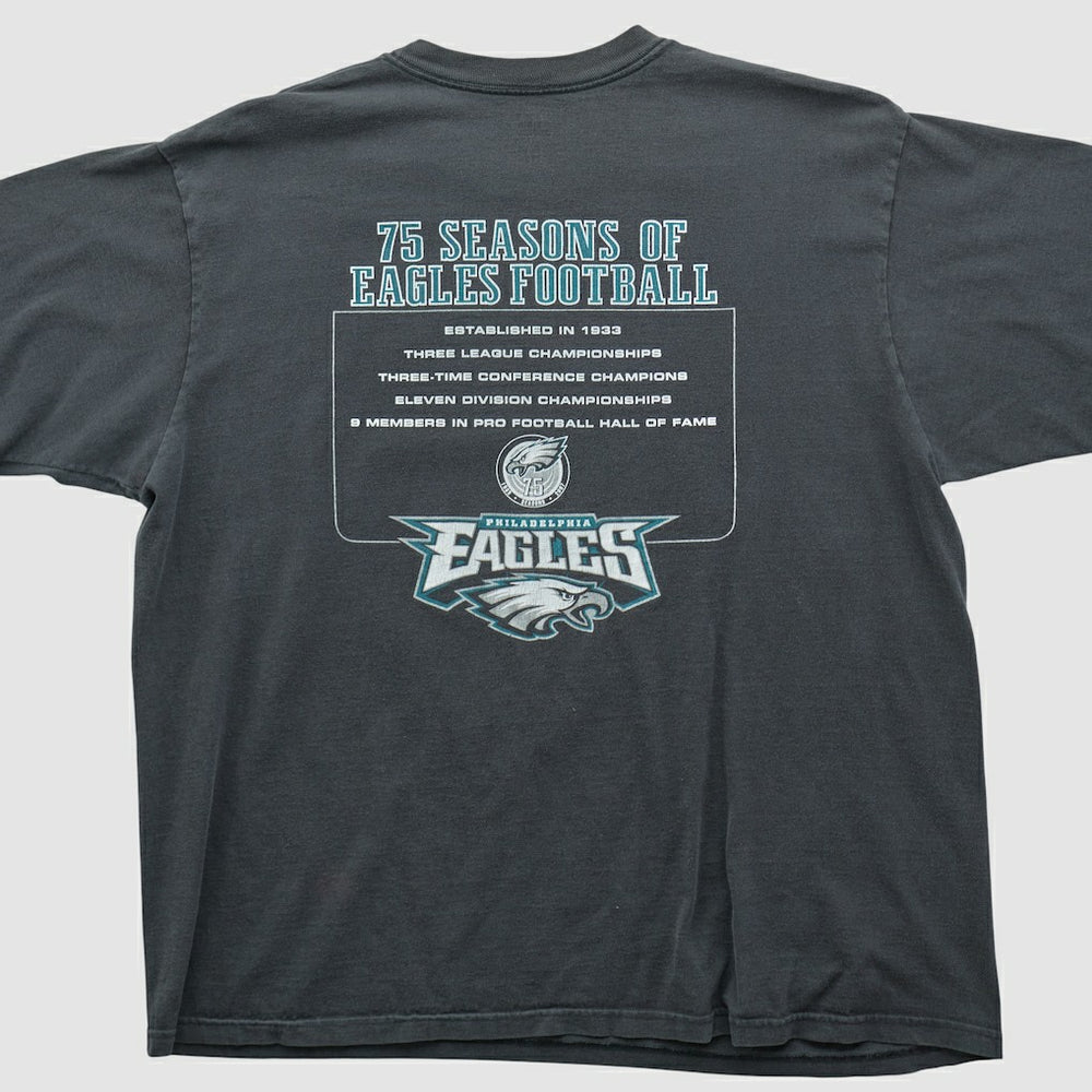 Fanatics Philadelphia Eagles Reebok 2007 T-shirt Black Vintage