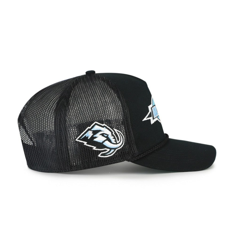 Utah Mammoth '47 Frame Out Mesh Rope Hitch Adjustable Hat - Black - NHL 203892435