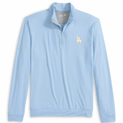 Los Angeles Dodgers johnnie-O 2026 Gold Collection Motion Quarter-Zip Pullover - Light Blue - MLB Sale