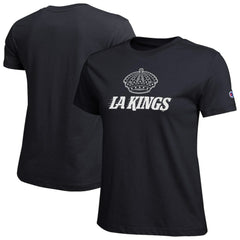 Los Angeles Kings Champion Women's Wordmark Lockup T-Shirt - Black - NHL 203898259
