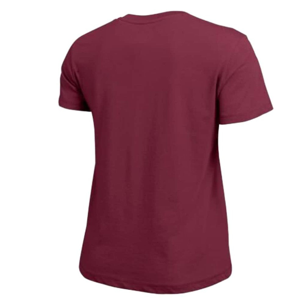 Colorado Avalanche Champion Women's Arch Mascot Logo T-Shirt - Burgundy - NHL 203898267