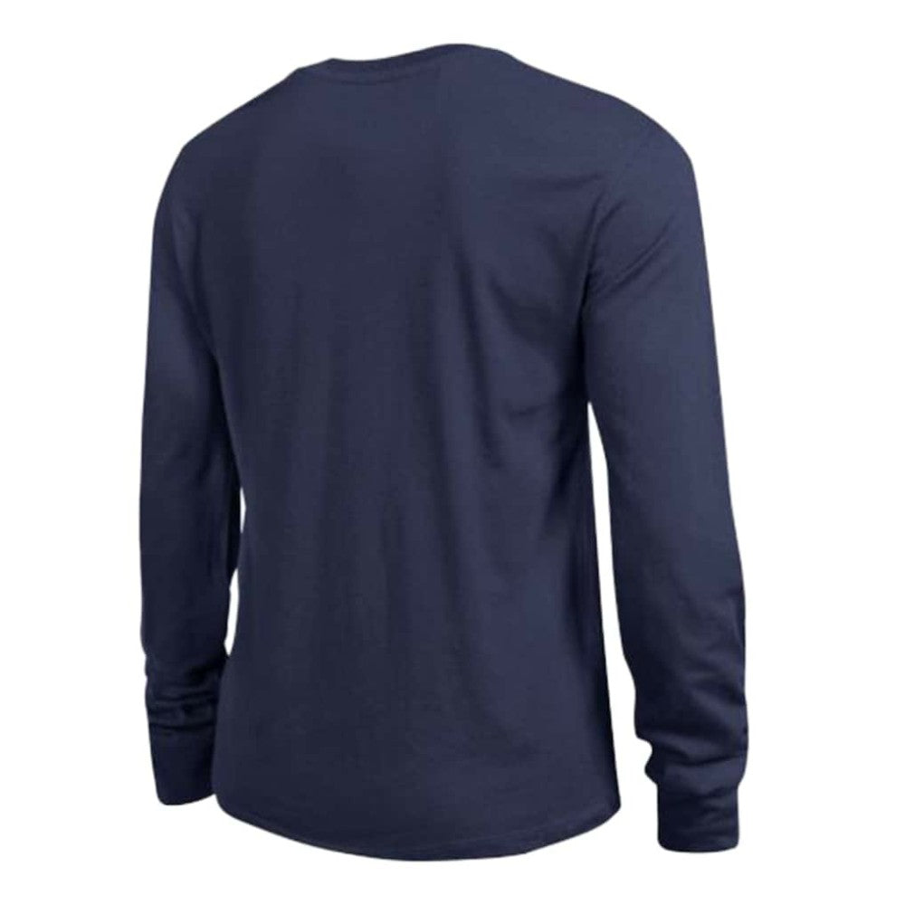 Nashville Predators Champion Women's Wordmark Lockup Long Sleeve T-Shirt - Navy - NHL 203898294
