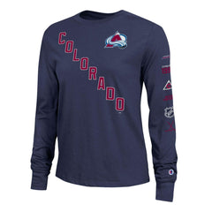 Colorado Avalanche Champion Women's 2-Hit Long Sleeve T-Shirt - Navy - NHL 203898329