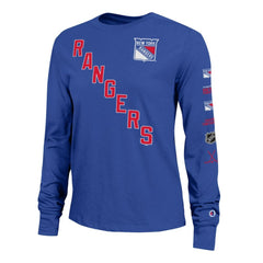 New York Rangers Champion Women's 2-Hit Long Sleeve T-Shirt - Royal - NHL 203898333