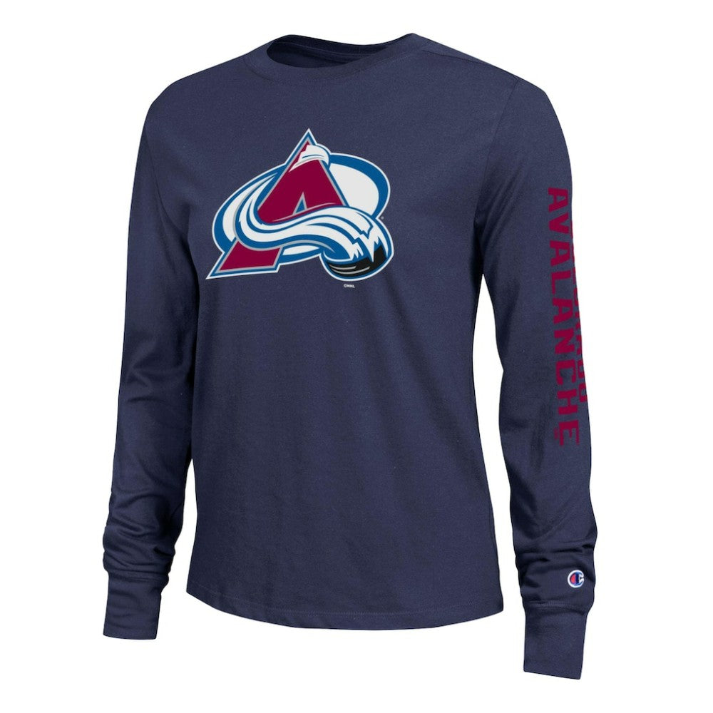 Colorado Avalanche Champion Women's 2-Hit Long Sleeve T-Shirt - Blue - NHL 203898341