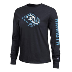 Utah Mammoth Champion Women's 2-Hit Long Sleeve T-Shirt - Black - NHL 203898344