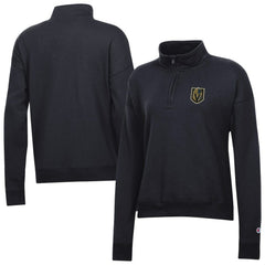 Vegas Golden Knights Champion Women's Powerblend Quarter-Zip Sweatshirt - Black - NHL 203898379