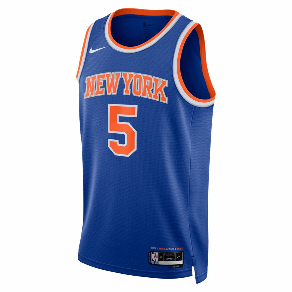 José Alvarado New York Knicks Unisex Swingman Jersey Icon Edition Blue | Nike US