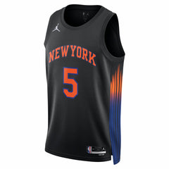 José Alvarado New York Knicks Jordan Brand Unisex Swingman Jersey Statement Edition Black