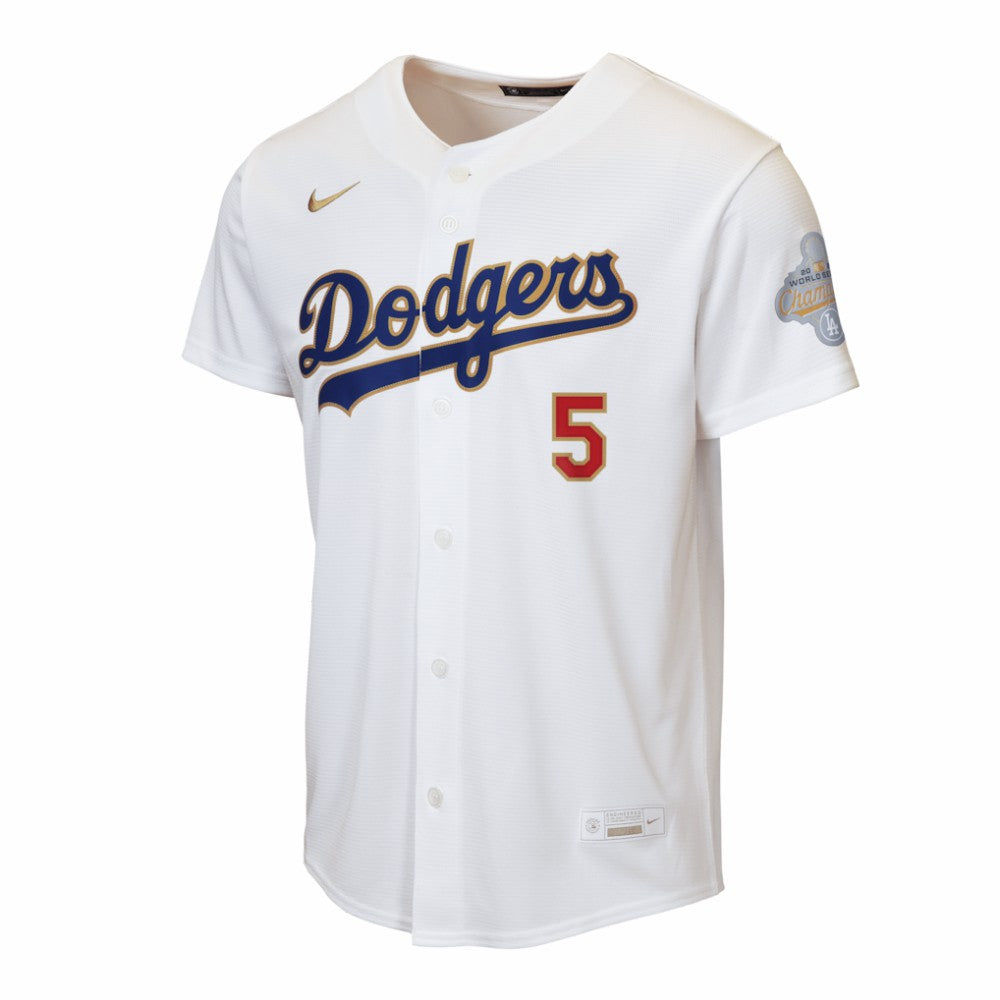 Freddie Freeman Los Angeles Dodgers Nike Youth 2026 Gold Collection Home Replica Jersey - White - Nike Online