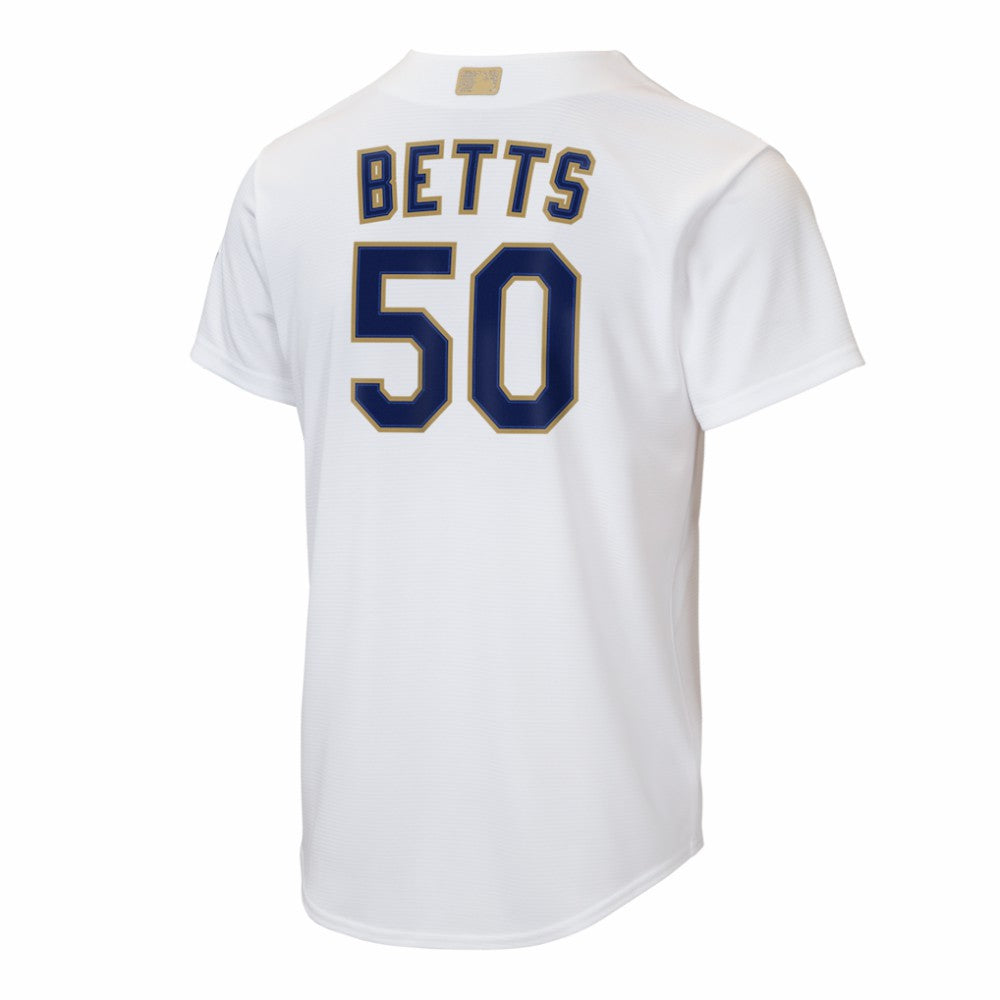 Mookie Betts Los Angeles Dodgers Nike Youth 2026 Gold Collection Home Replica Jersey - White - Nike Sale