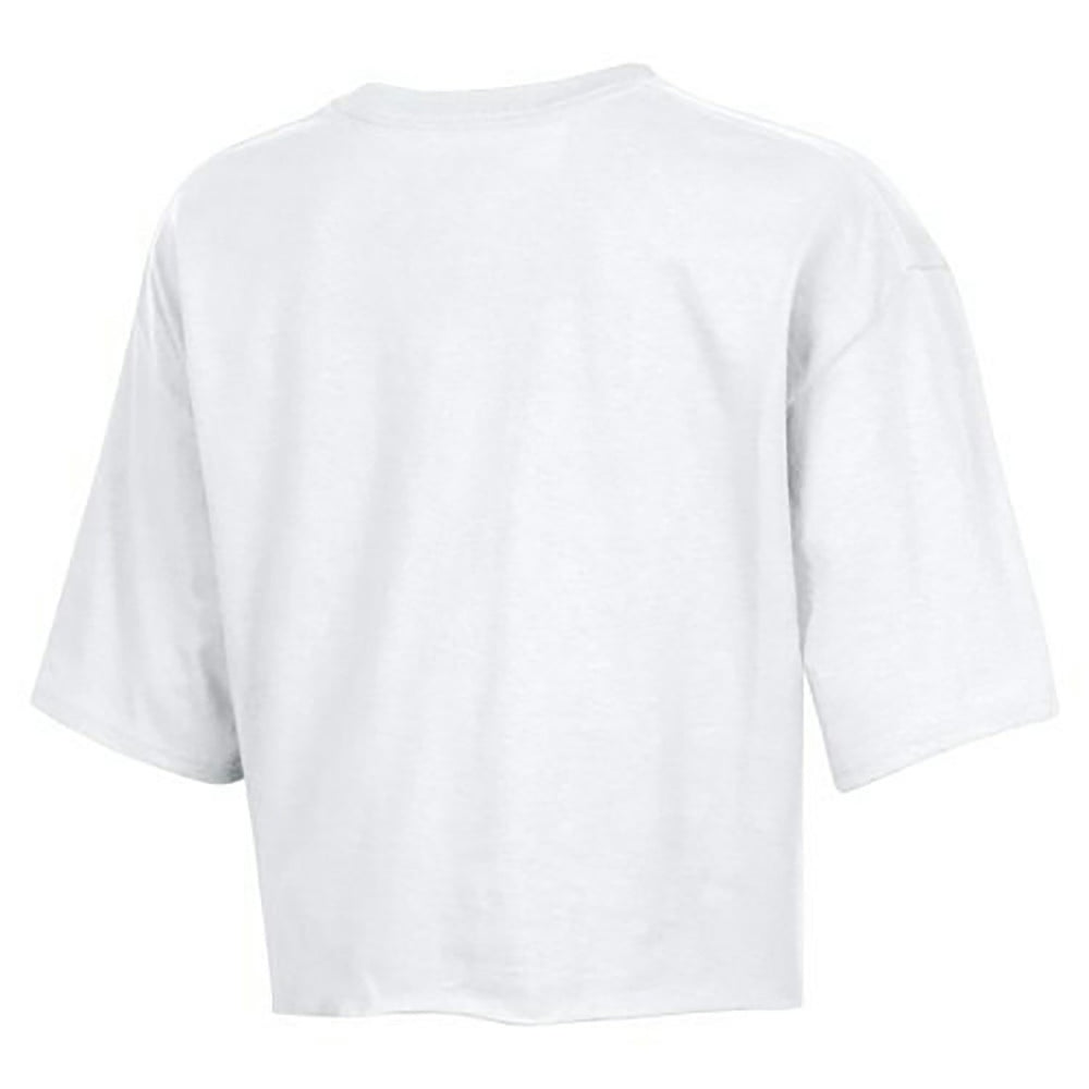 Dallas Cowboys Champion Women's Boyfriend Cropped T-Shirt White