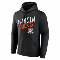 Anaheim Ducks Hustle Personalized Name & Number Hoodie - Black - NHL 203920976