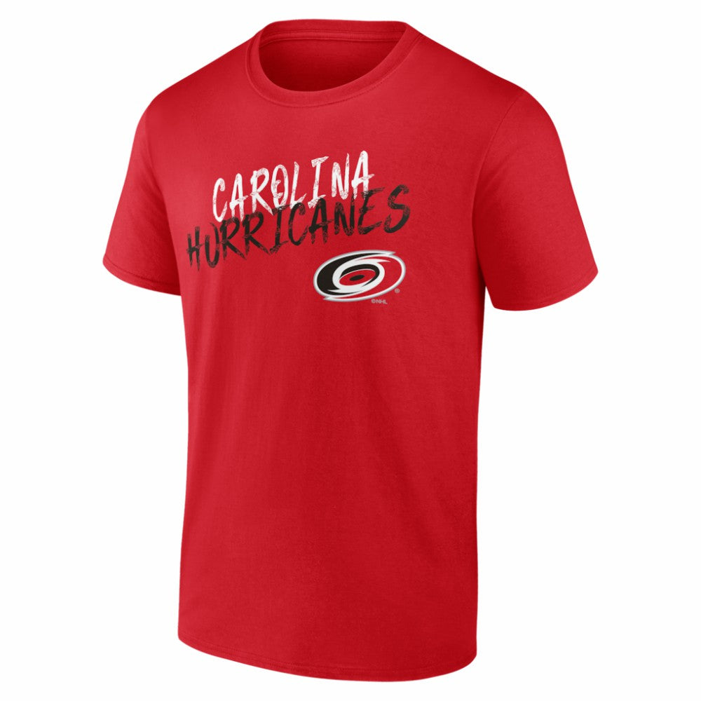 Carolina Hurricanes Big & Tall Hustle Personalized Name & Number T-Shirt - Red - NHL 203920995