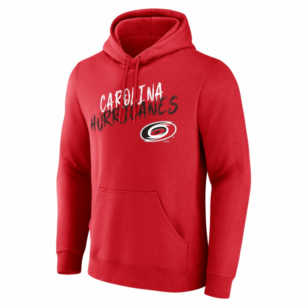 Carolina Hurricanes Hustle Personalized Name & Number Hoodie - Red - NHL 203920997