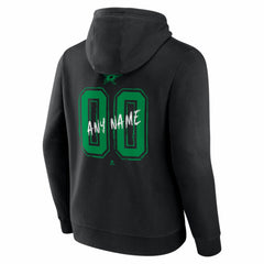 Dallas Stars Hustle Personalized Name & Number Hoodie - Black - NHL 203921022