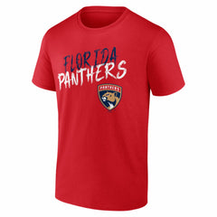 Florida Panthers Hustle Personalized Name & Number T-Shirt - Red - NHL 203921039