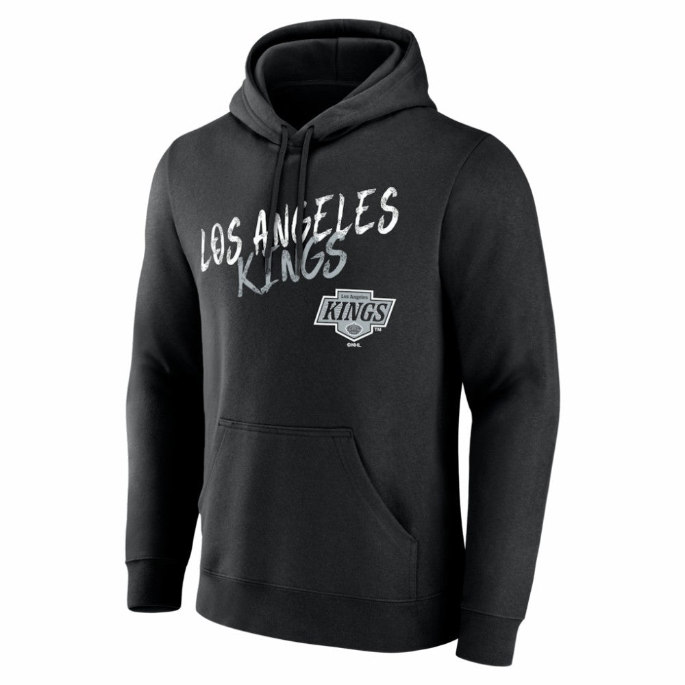 Los Angeles Kings Big & Tall Hustle Personalized Name & Number Hoodie - Black - NHL 203921042