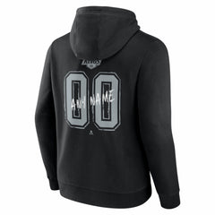 Los Angeles Kings Big & Tall Hustle Personalized Name & Number Hoodie - Black - NHL 203921042
