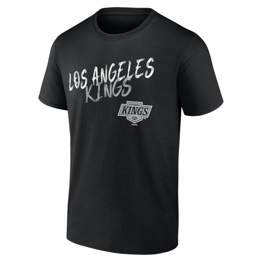 Los Angeles Kings Big & Tall Hustle Personalized Name & Number T-Shirt - Black - NHL 203921043