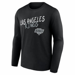 Los Angeles Kings Hustle Personalized Name & Number Long Sleeve T-Shirt - Black - NHL 203921044