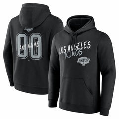 Los Angeles Kings Hustle Personalized Name & Number Hoodie - Black - NHL 203921045